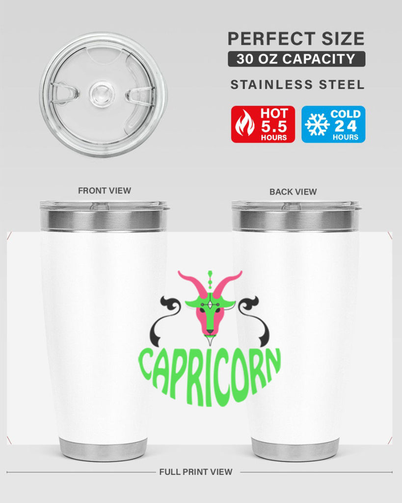 Capricorn 189#- zodiac- Tumbler