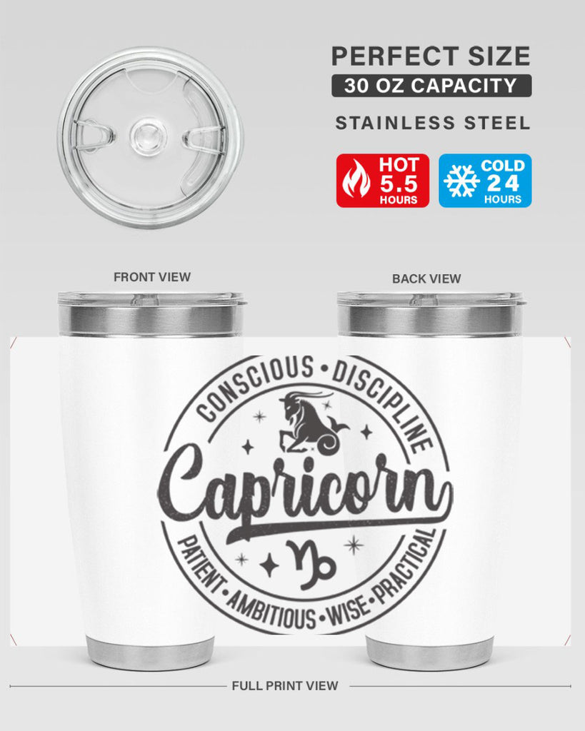 Capricorn 190#- zodiac- Tumbler