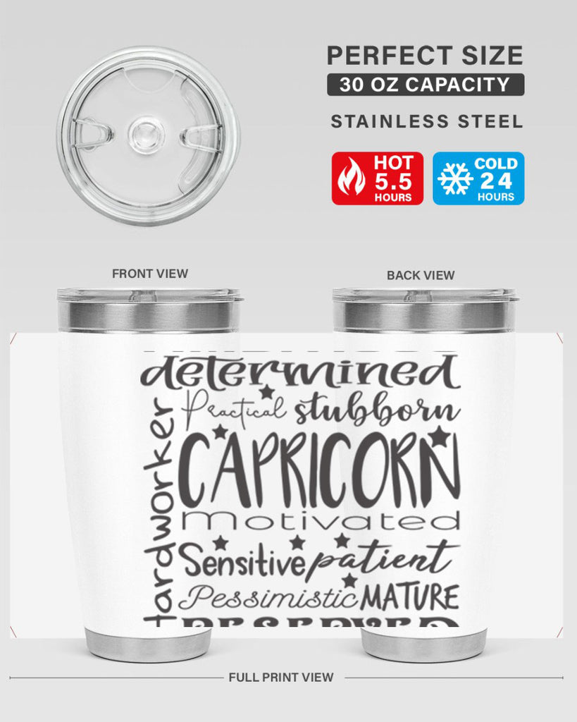 Capricorn 566#- zodiac- Tumbler
