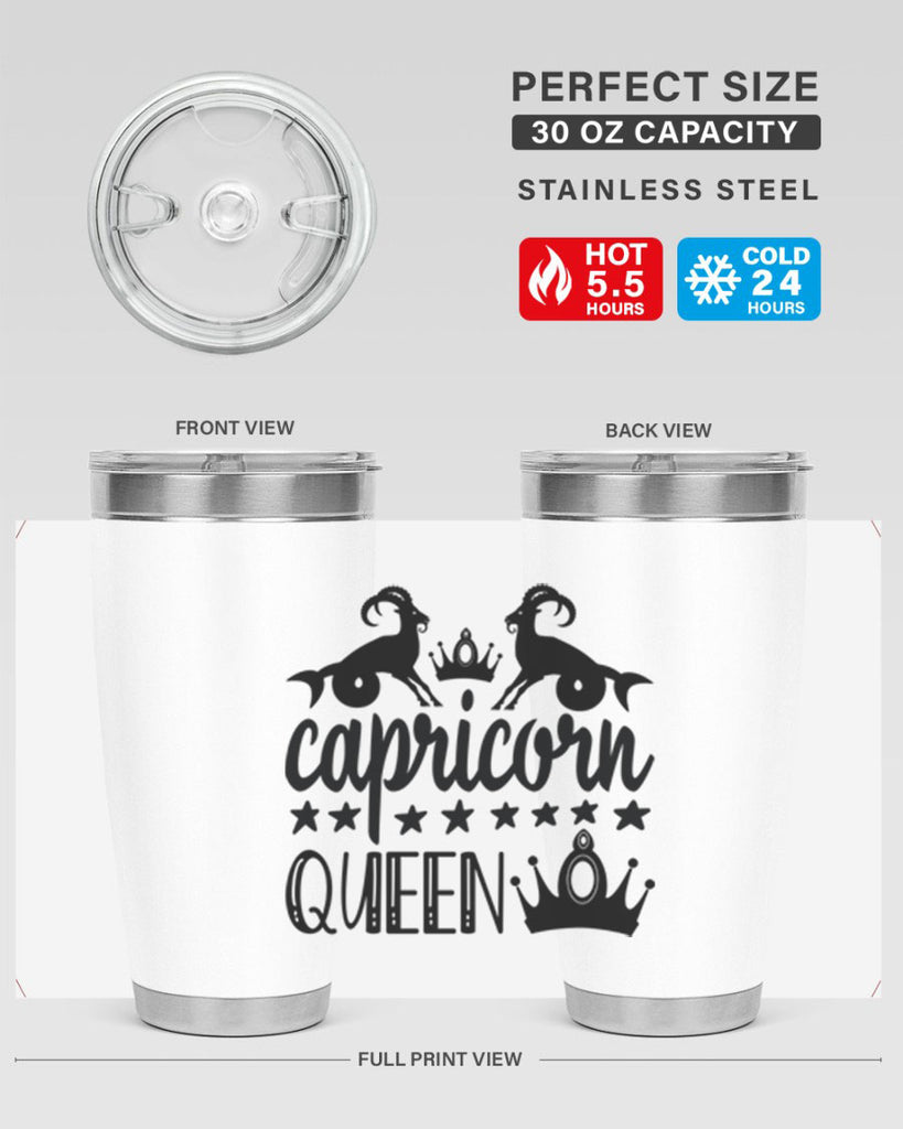 Capricorn queen 195#- zodiac- Tumbler