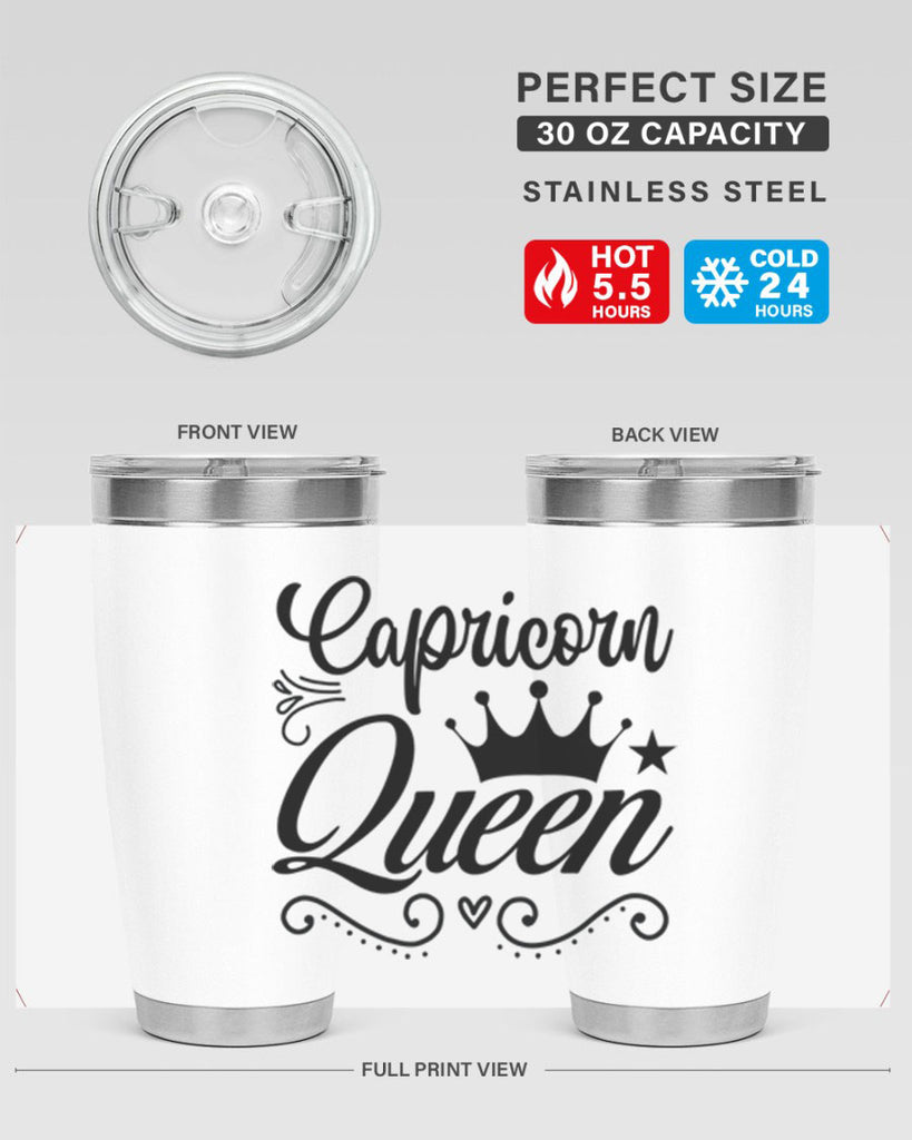 Capricorn queen 196#- zodiac- Tumbler