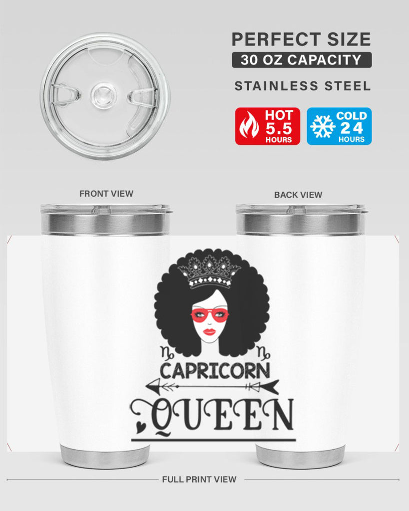 Capricorn queen 197#- zodiac- Tumbler