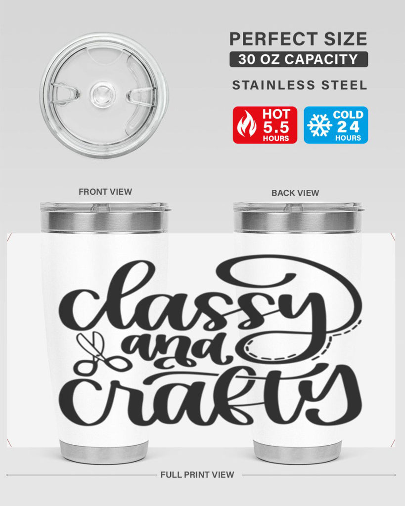 Classy And Crafty 43#- crafting- Tumbler