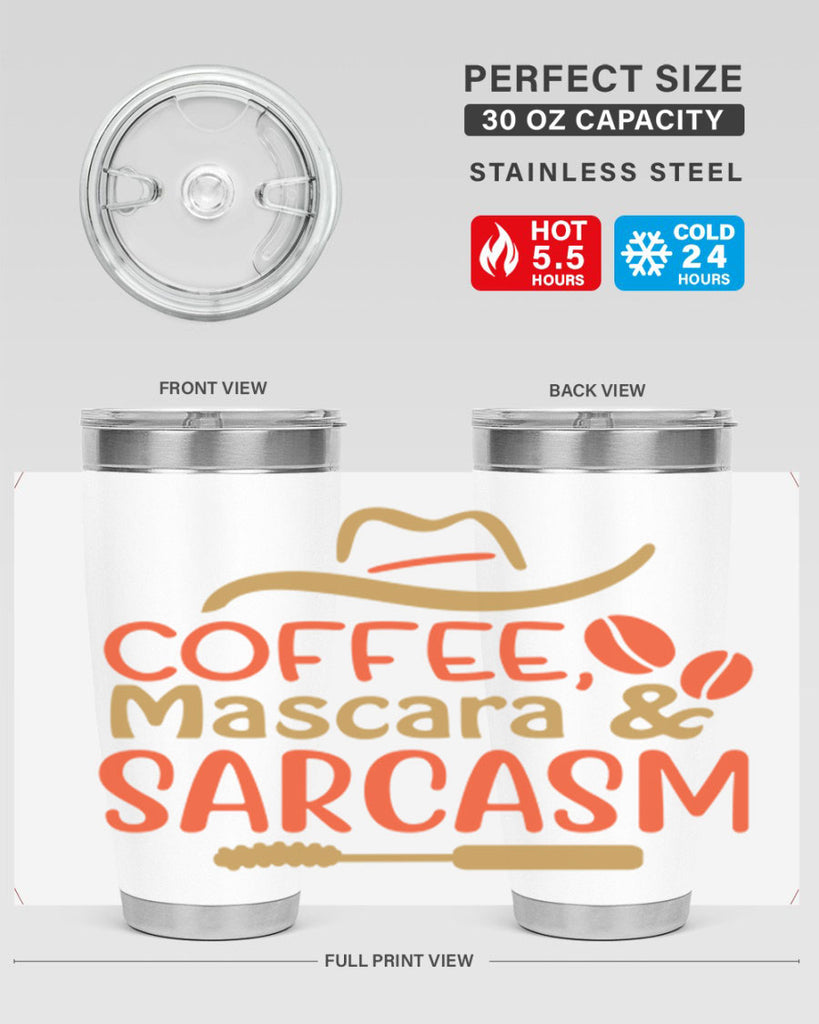 Coffee Mascara Sarcasm 21#- fashion- Cotton Tank