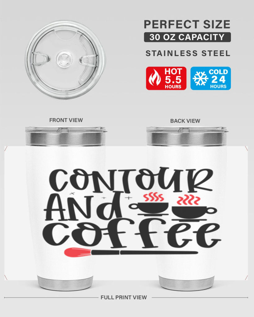 Contour And Coffee Style 242#- make up- Tumbler