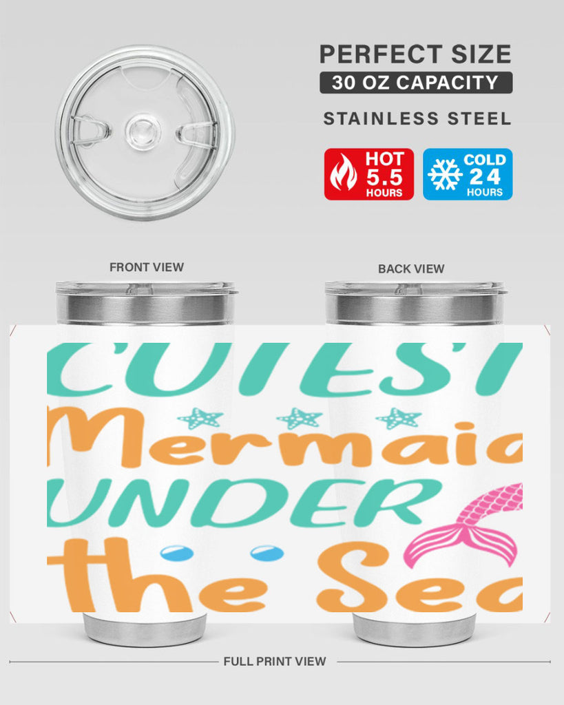 Cutest Mermaid Under the Sea 107#- mermaid- Tumbler
