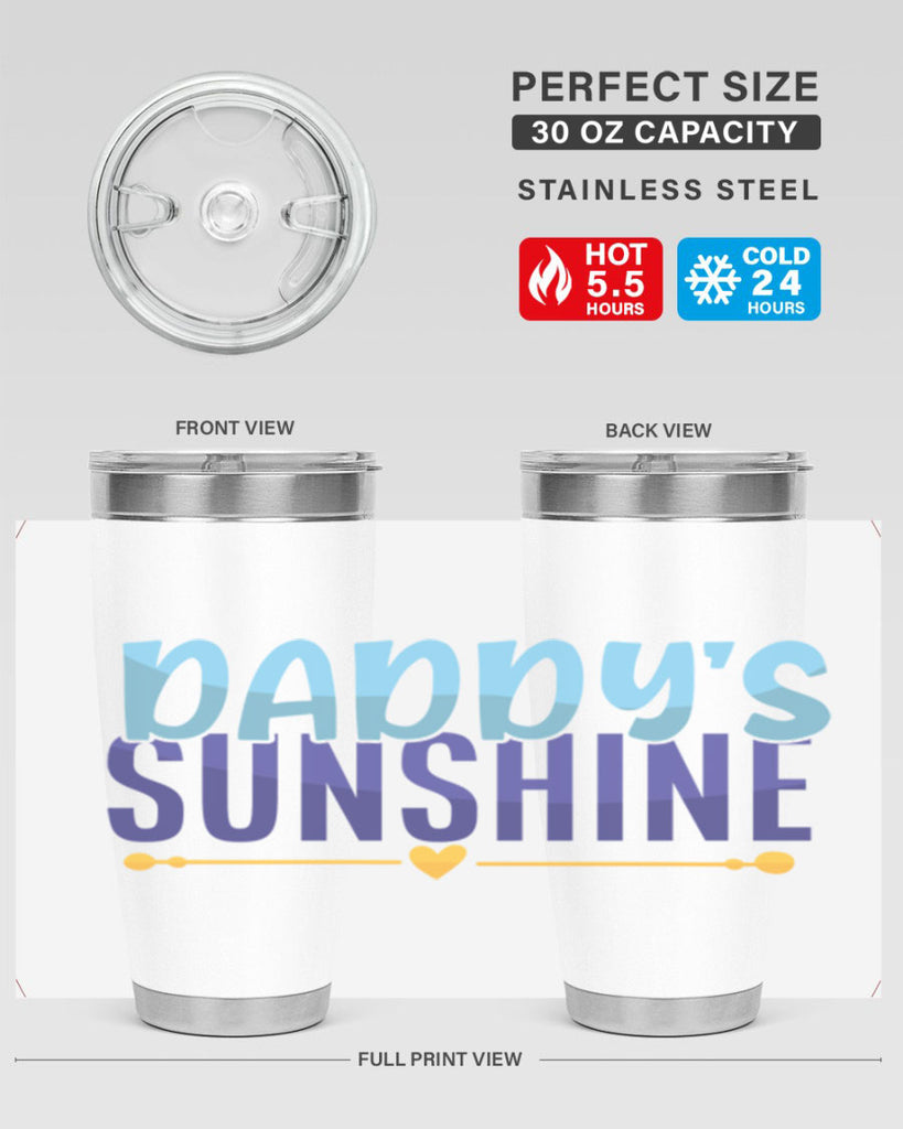 Daddys Sunshine 19#- dad- Tumbler