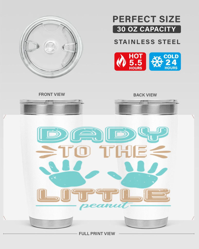 Dady to the little peanut Style 43#- baby shower- tumbler