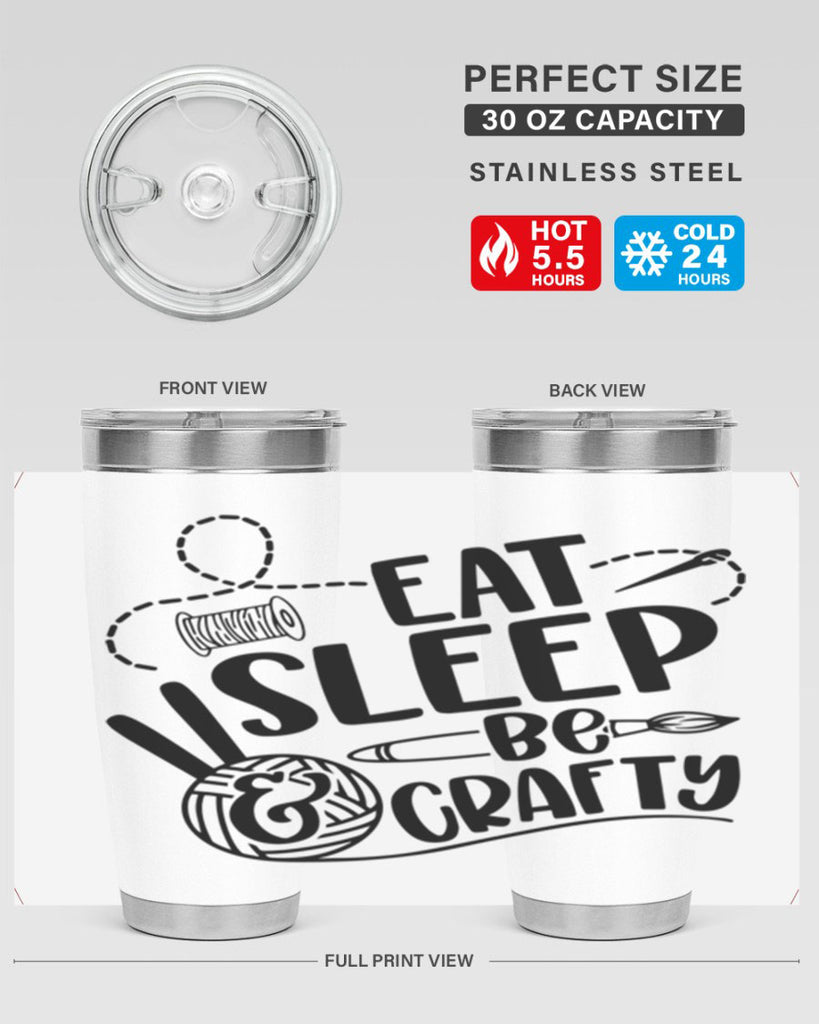Eat Slepp Be Crafty 28#- crafting- Tumbler