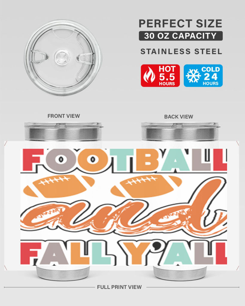 FootballandFallYall 186#- fall- Tumbler