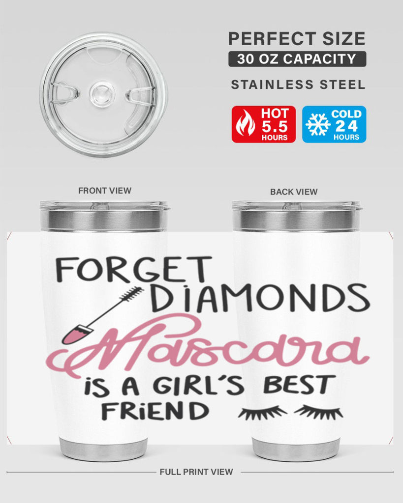 Forget Diamonds Mascara is a Girls Best Friend Style 100#- make up- Tumbler