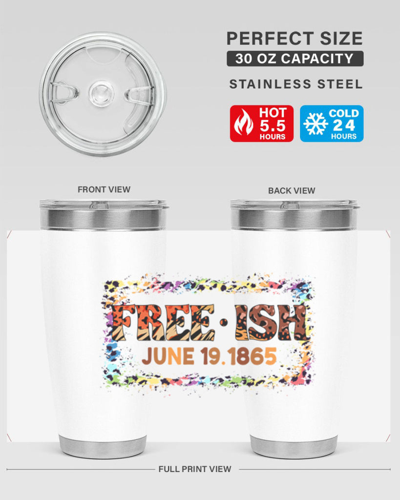 FreeIsh June 1865 Junteenth Png 32#- Juneteenth- tumbler