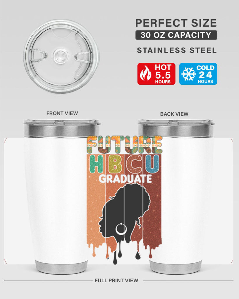 Future Hbcu Grad History Black Melanin 21#- Juneteenth- tumbler