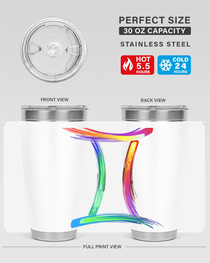 Gemini 222#- zodiac- Tumbler