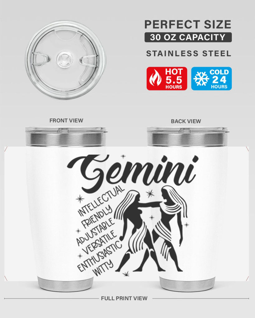 Gemini 223#- zodiac- Tumbler