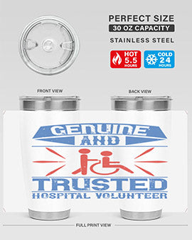 Genuine and Trusted Hospital Volunteer Style 2#- volunteer- Tumbler