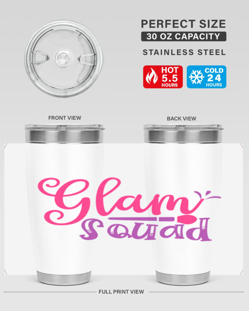 Glam Squad Style 237#- make up- Tumbler