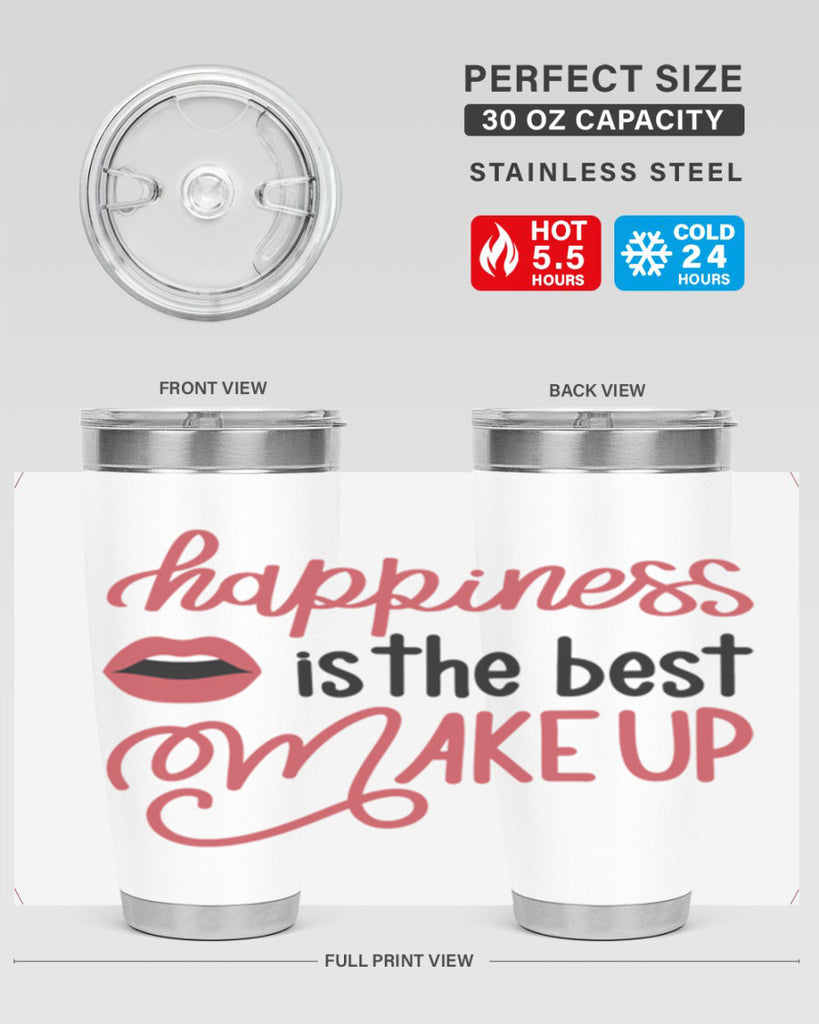 Happiness is the Best Makeup Style 94#- make up- Tumbler
