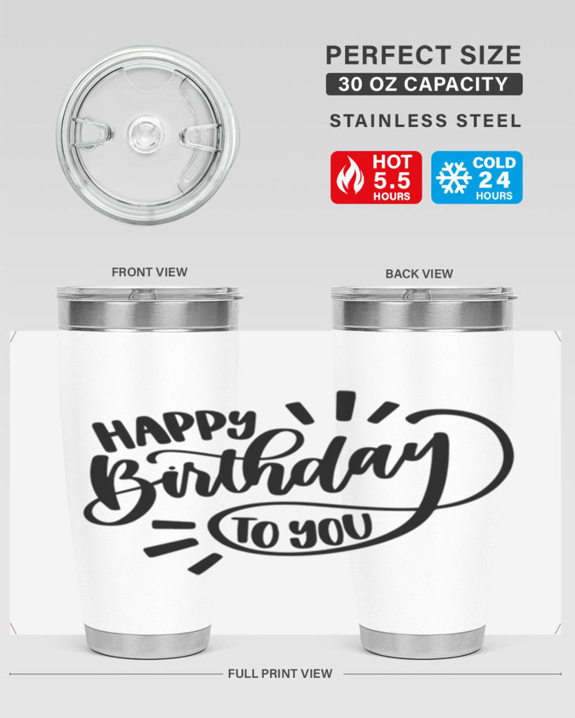 Happy Birthday To You Style 4#- birthday- tumbler