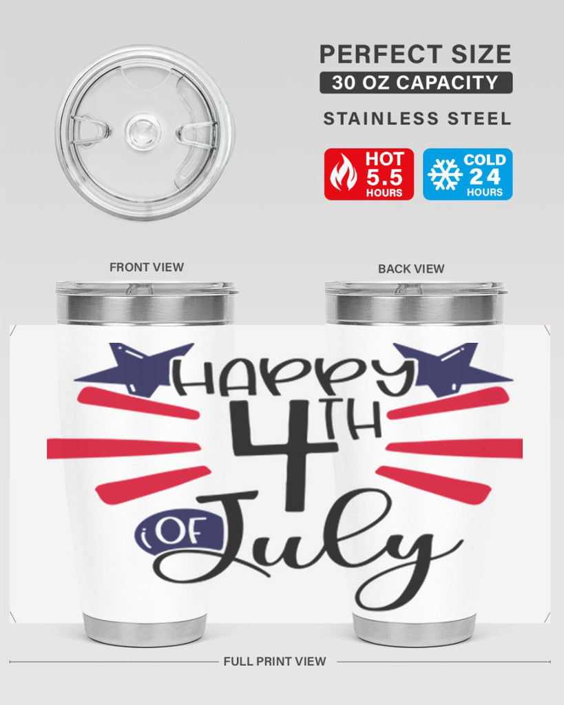 Happy th Of July Style 155#- Fourt Of July- Tumbler