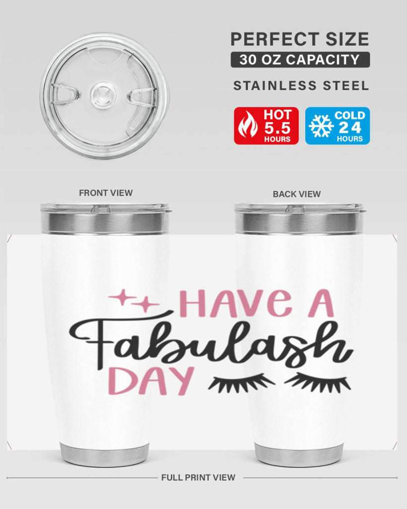 Have Fabulash Day Style 90#- make up- Tumbler