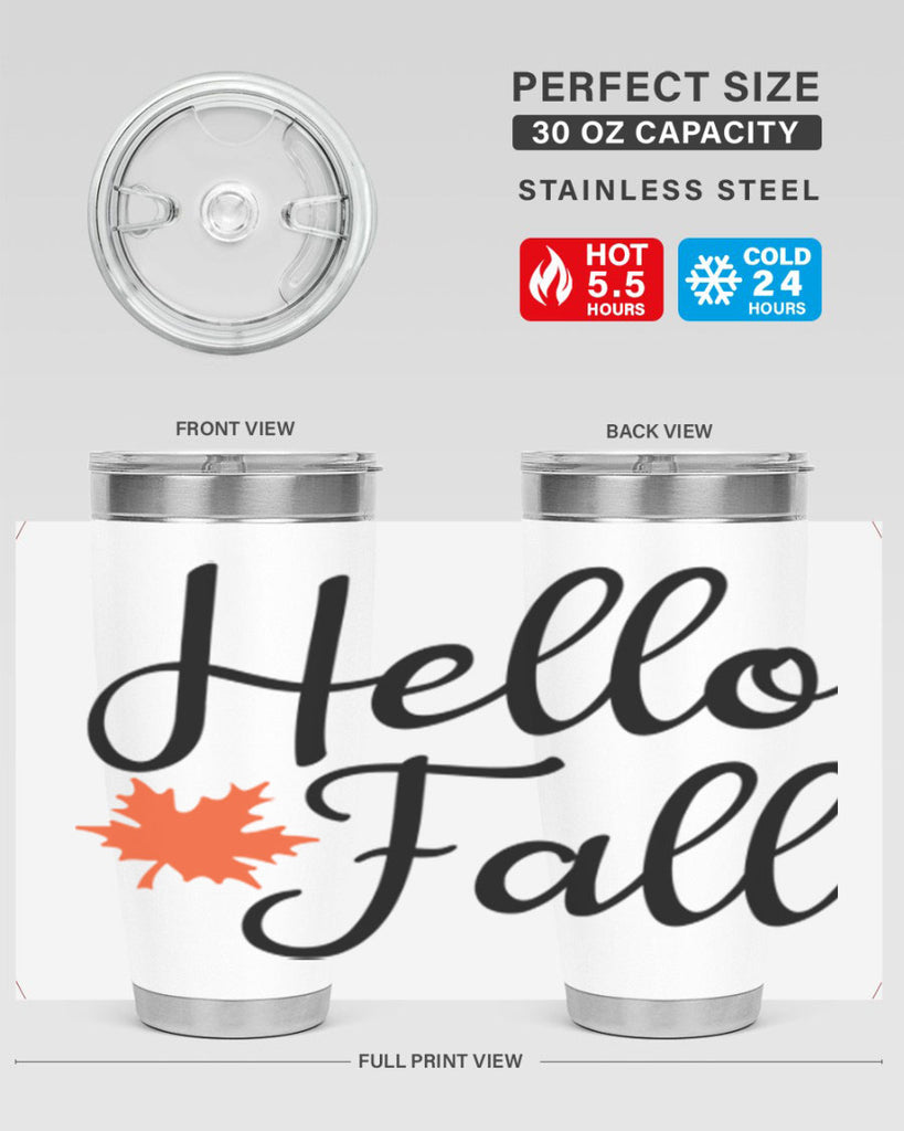 Hello Fall 274#- fall- Tumbler