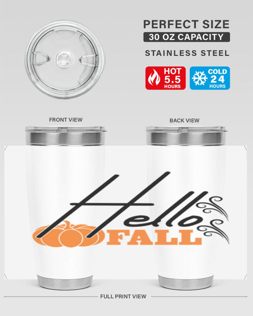 Hello Fall 281#- fall- Tumbler