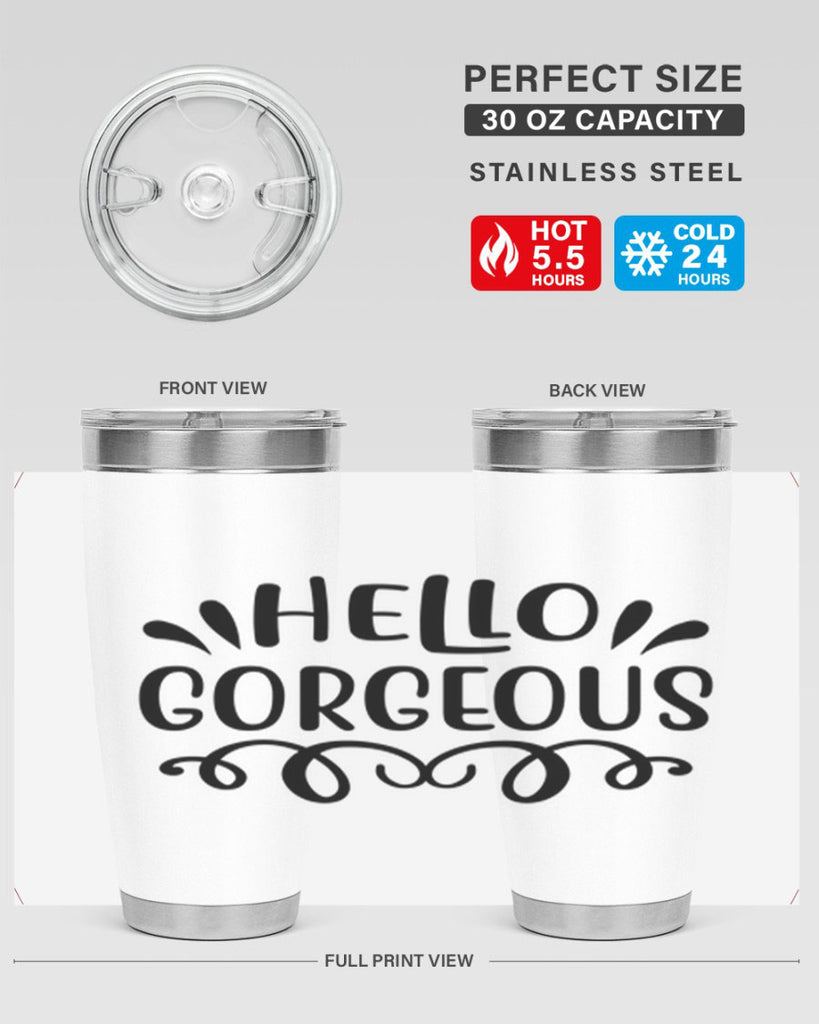 Hello Gorgeous 101#- fashion- Cotton Tank
