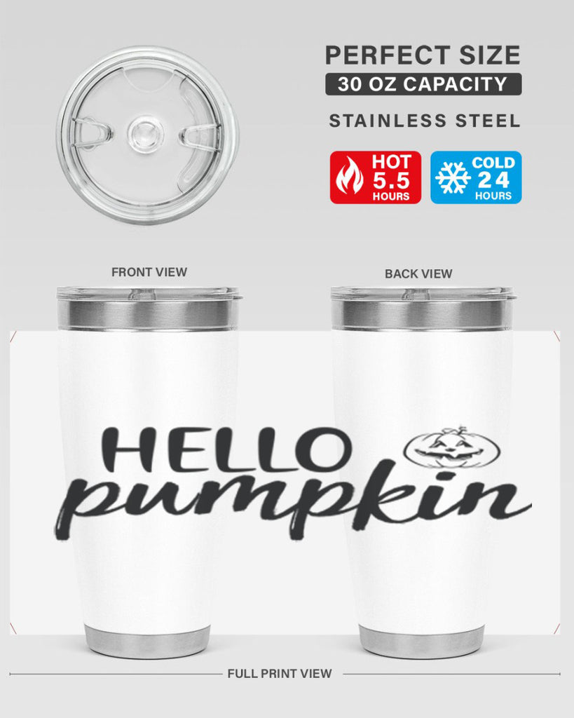 Hello Pumpkin 286#- fall- Tumbler