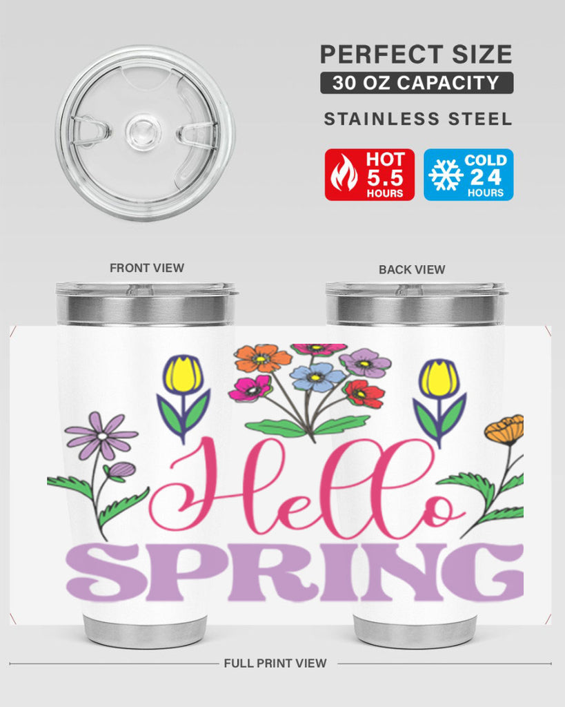 Hello Spring  233#- spring- Tumbler