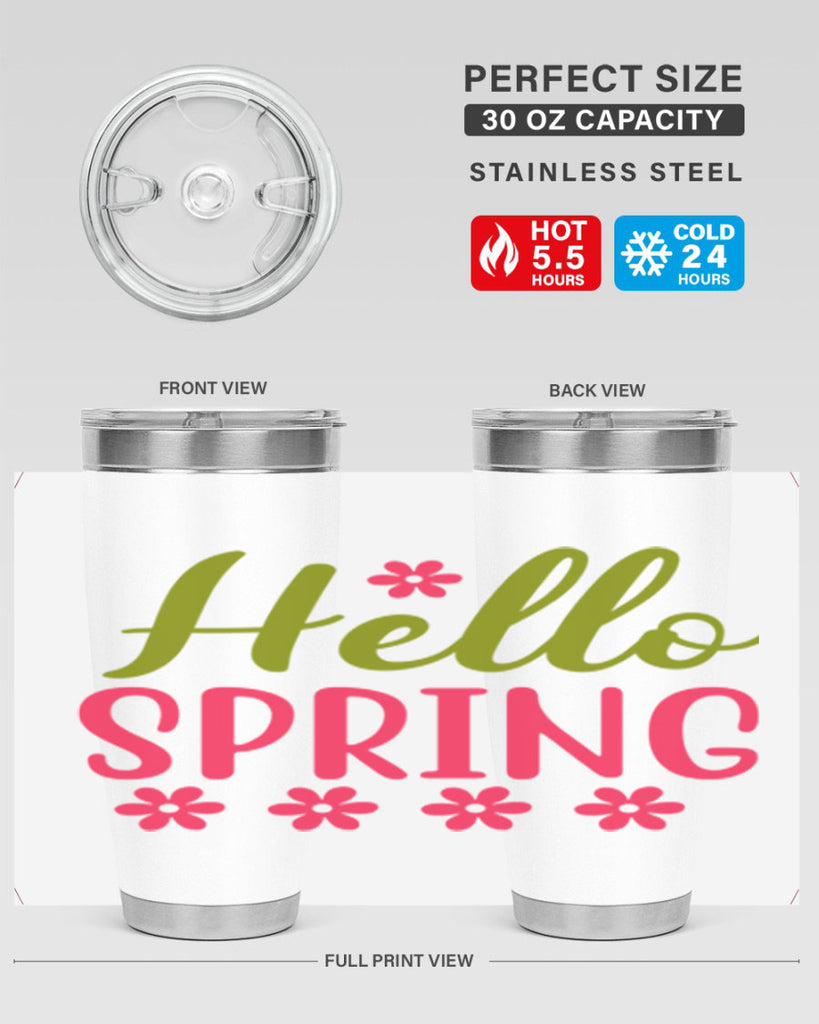 Hello Spring 213#- spring- Tumbler