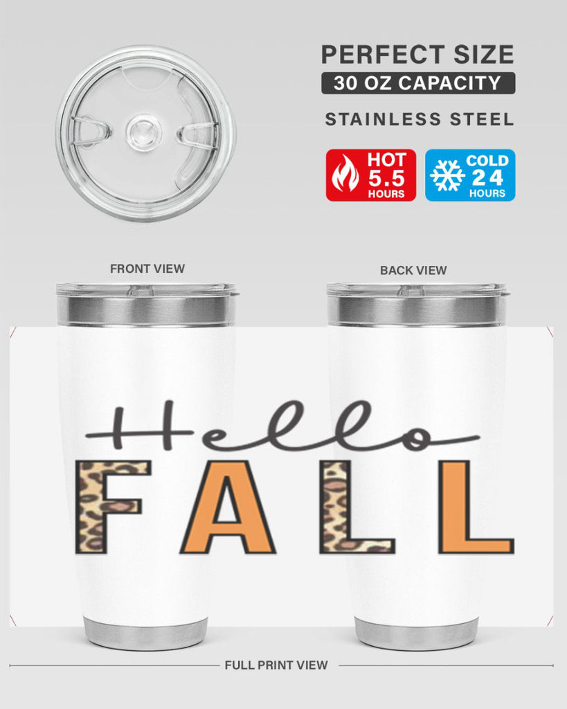 Hello fall 276#- fall- Tumbler