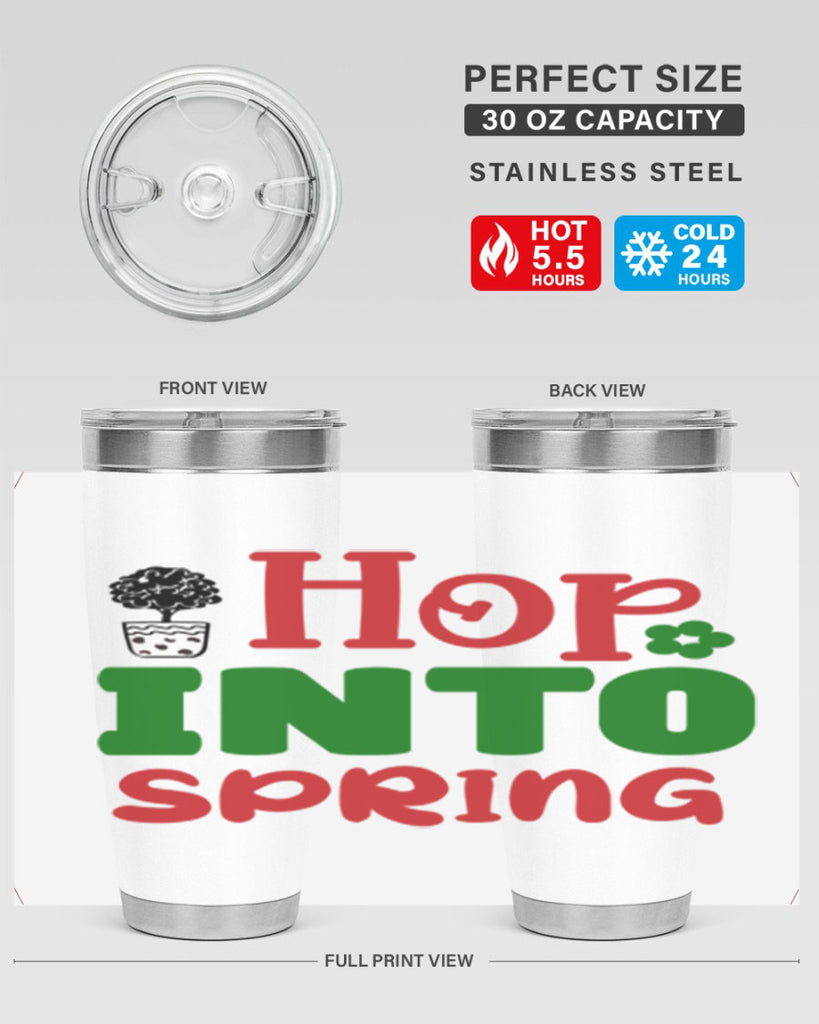 Hop into Spring 251#- spring- Tumbler
