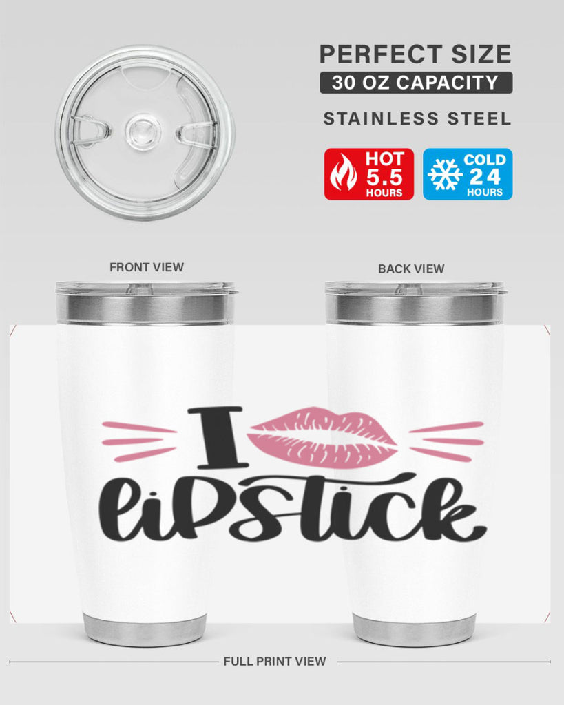 I Love Lipstick Style 86#- make up- Tumbler