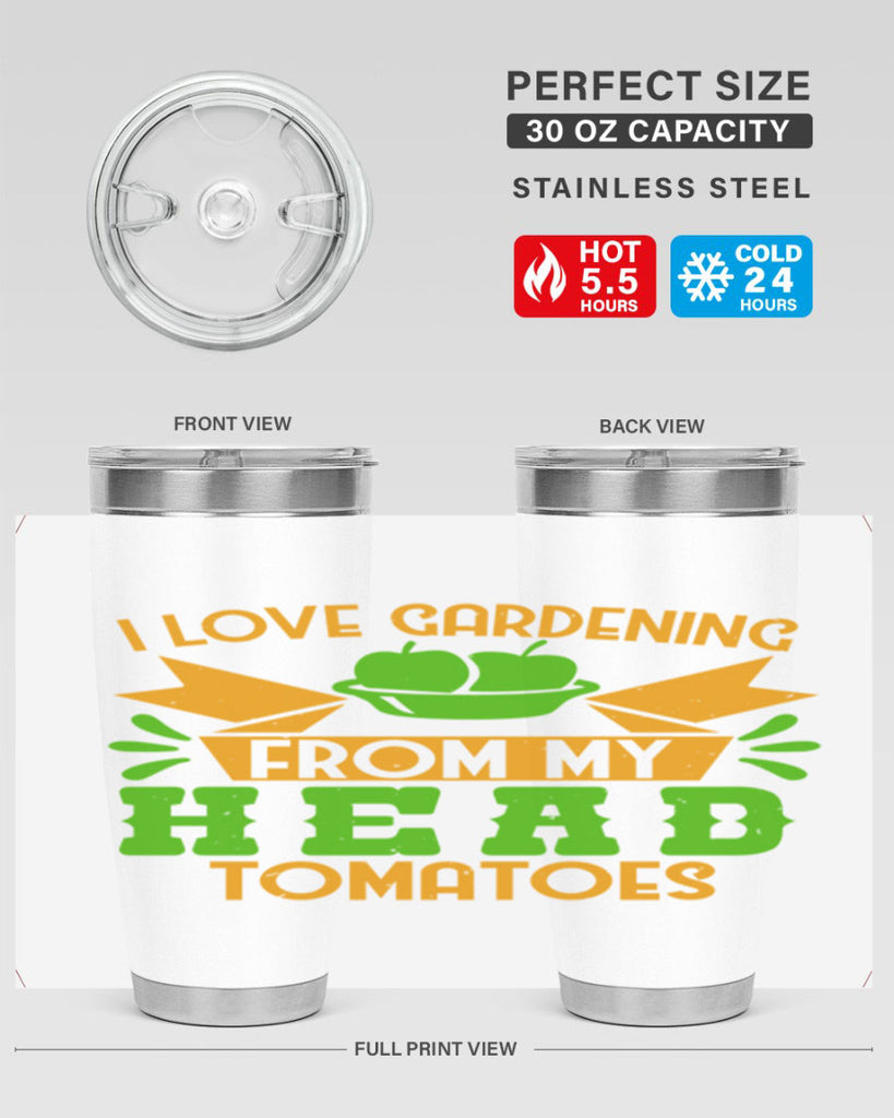 I love gardening from my head tomatoes 54#- farming and gardening- Tumbler