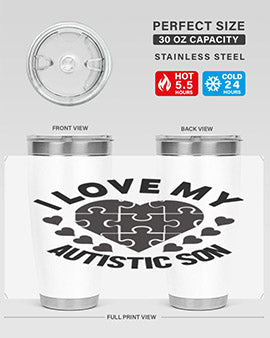 I love my Style 46#- autism- Tumbler