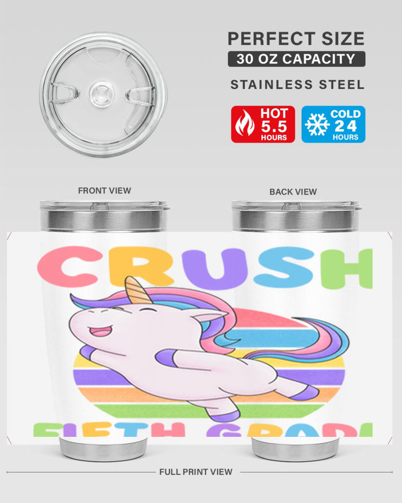 Im Ready to Crush 5th 16#- 5th grade- Tumbler