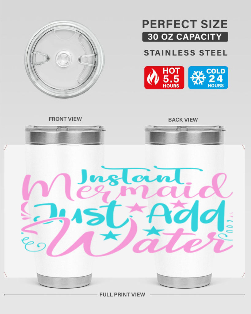 Instant Mermaid Just Add Water 271#- mermaid- Tumbler
