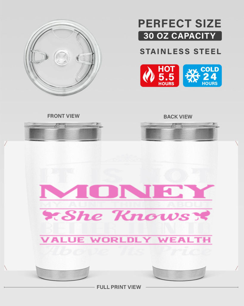 It is not money my aunt thinks about Style 43#- aunt- Tumbler