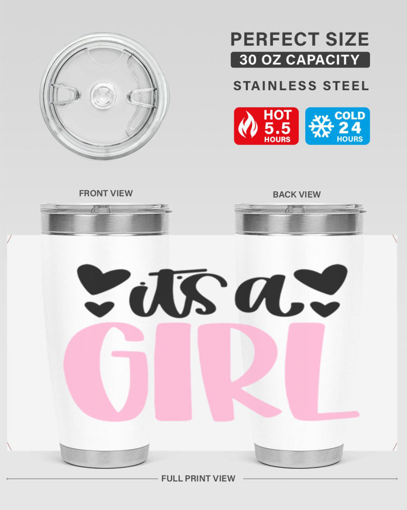 Its A Girl Style 79#- baby- tumbler