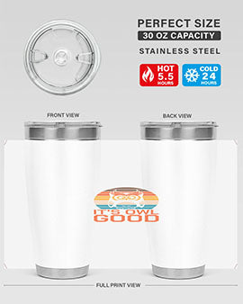 Its Owl Good Retro Owl A TurtleRabbit 10#- owl- Tumblers