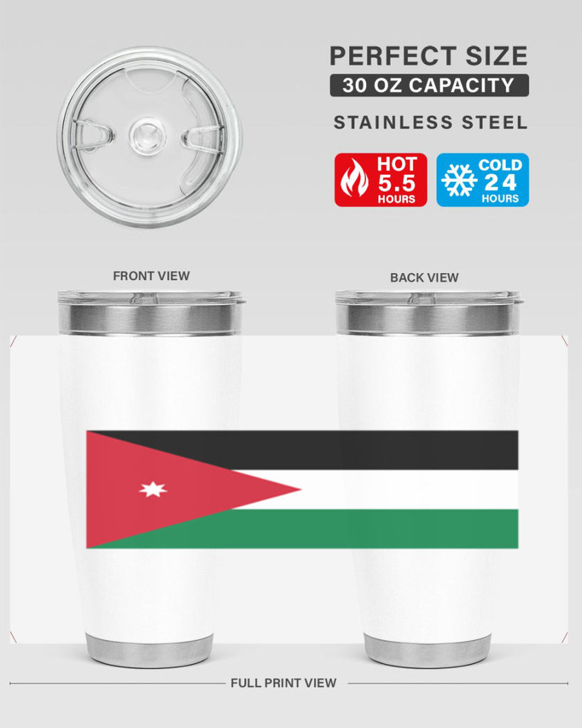 Jordan 112#- world flags- Tumbler