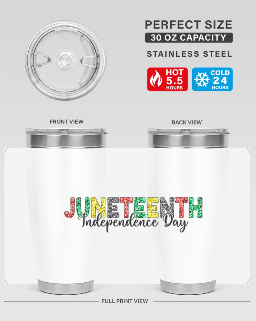 Juneteenth Independence Day 37#- Juneteenth- tumbler