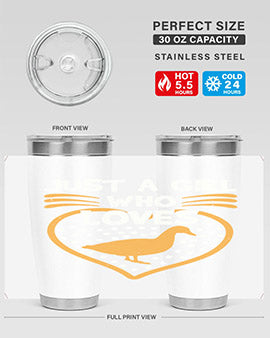 Just A Girl Who Loves Duck Style 34#- duck- Tumbler