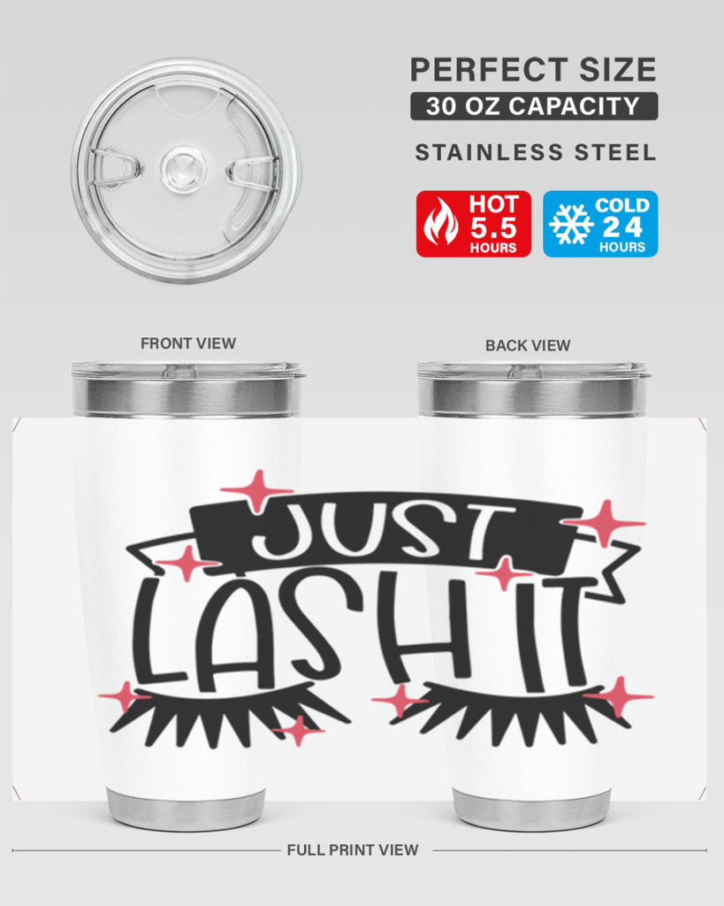 Just Lash It Style 77#- make up- Tumbler
