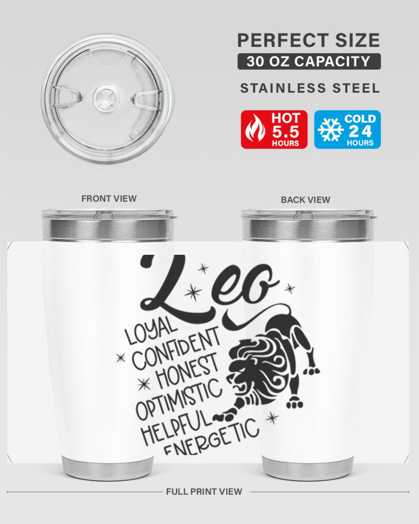 Leo 282#- zodiac- Tumbler