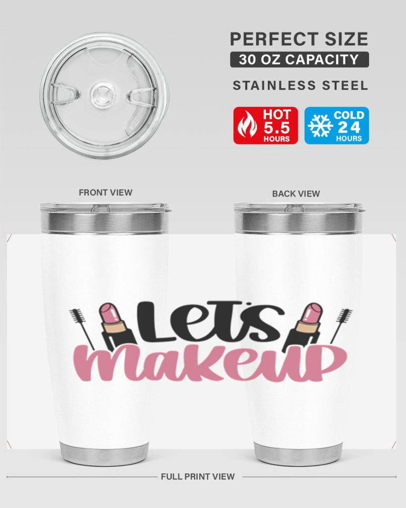 Let∩s Makeup Style 62#- make up- Tumbler