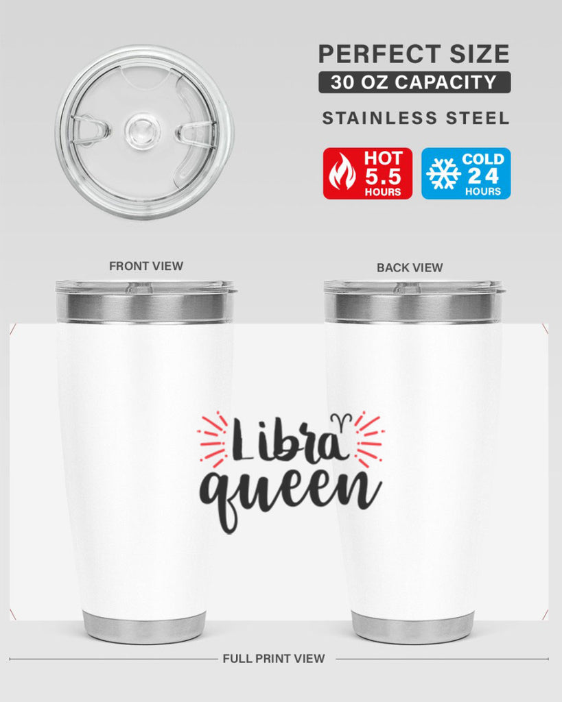 Libra queen 319#- zodiac- Tumbler