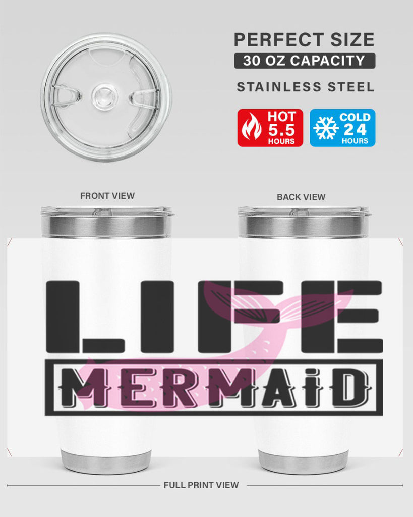 Life mermaid 303#- mermaid- Tumbler