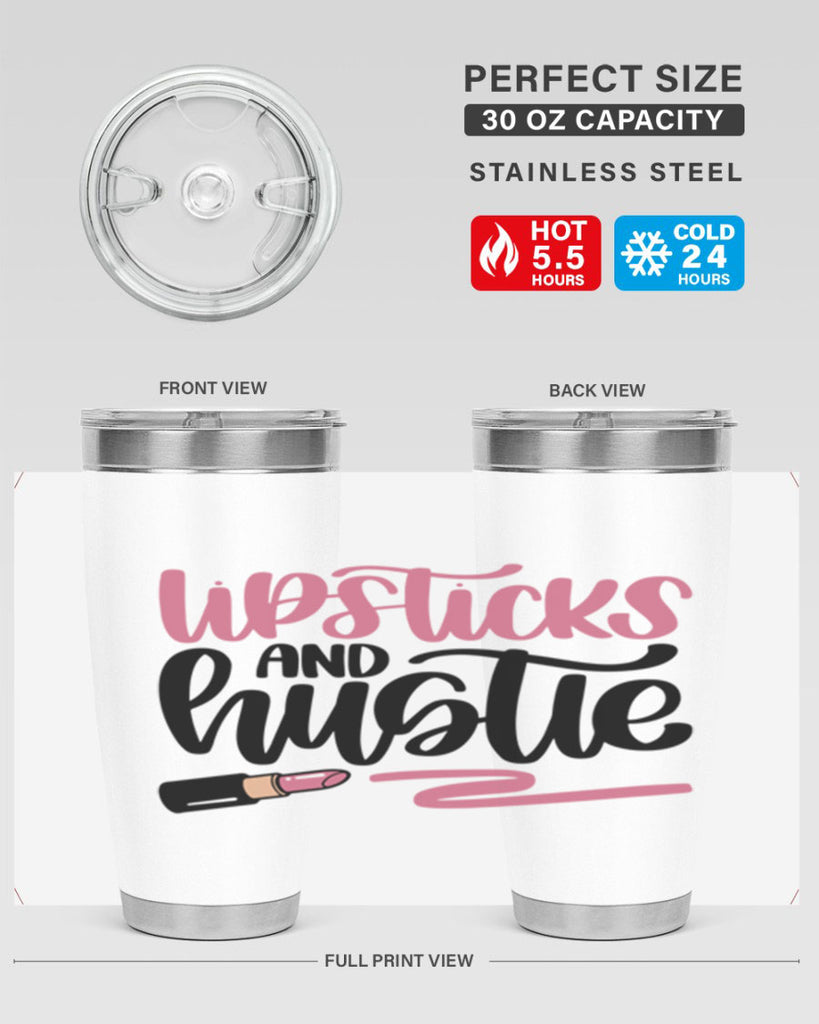Lipstick And Hustie Style 58#- make up- Tumbler